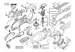 Bosch 0 600 845 C68 AHS 480-24 T Hedge Trimmer 230 V / GB Spare Parts AHS480-24T